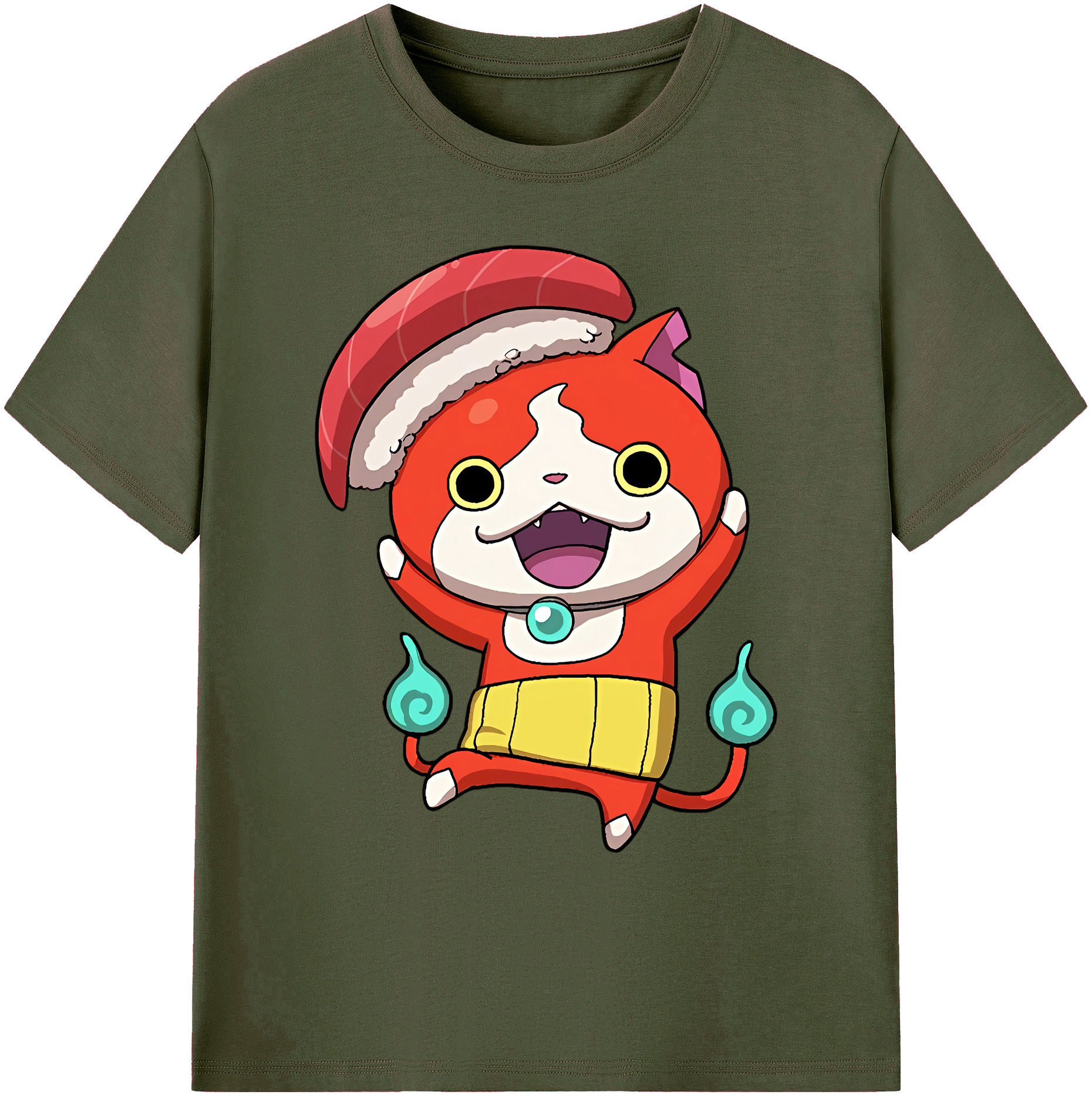 （画像用） 妖怪ウォッチ Yo-kai Watch 綿100％ メンズ半袖Tシャツ｜肌触りやわらか＆通気性